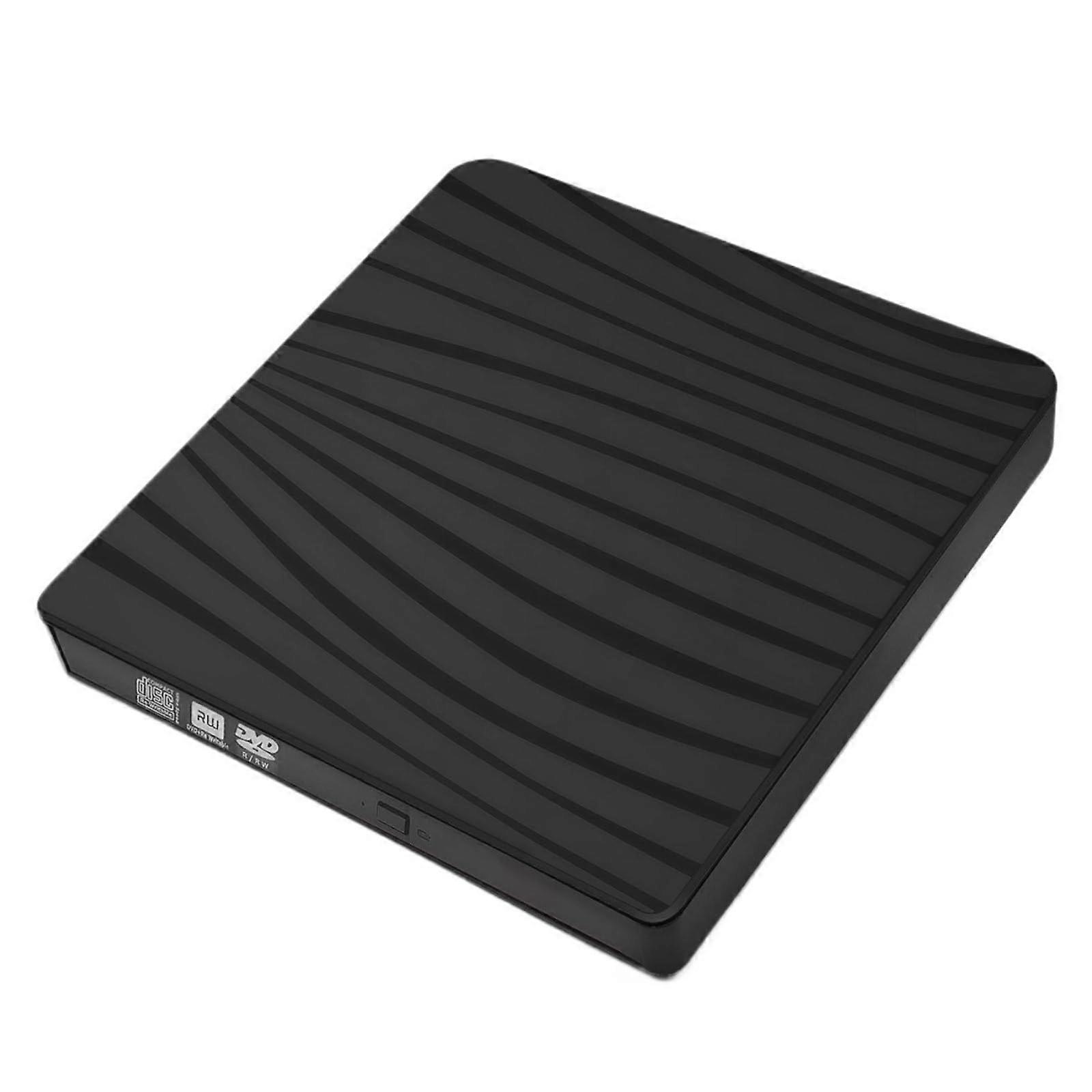 External DVD Drive USB 3.0 CD DVD Burner with USBC PlugandPlay for Laptop Windows Mac