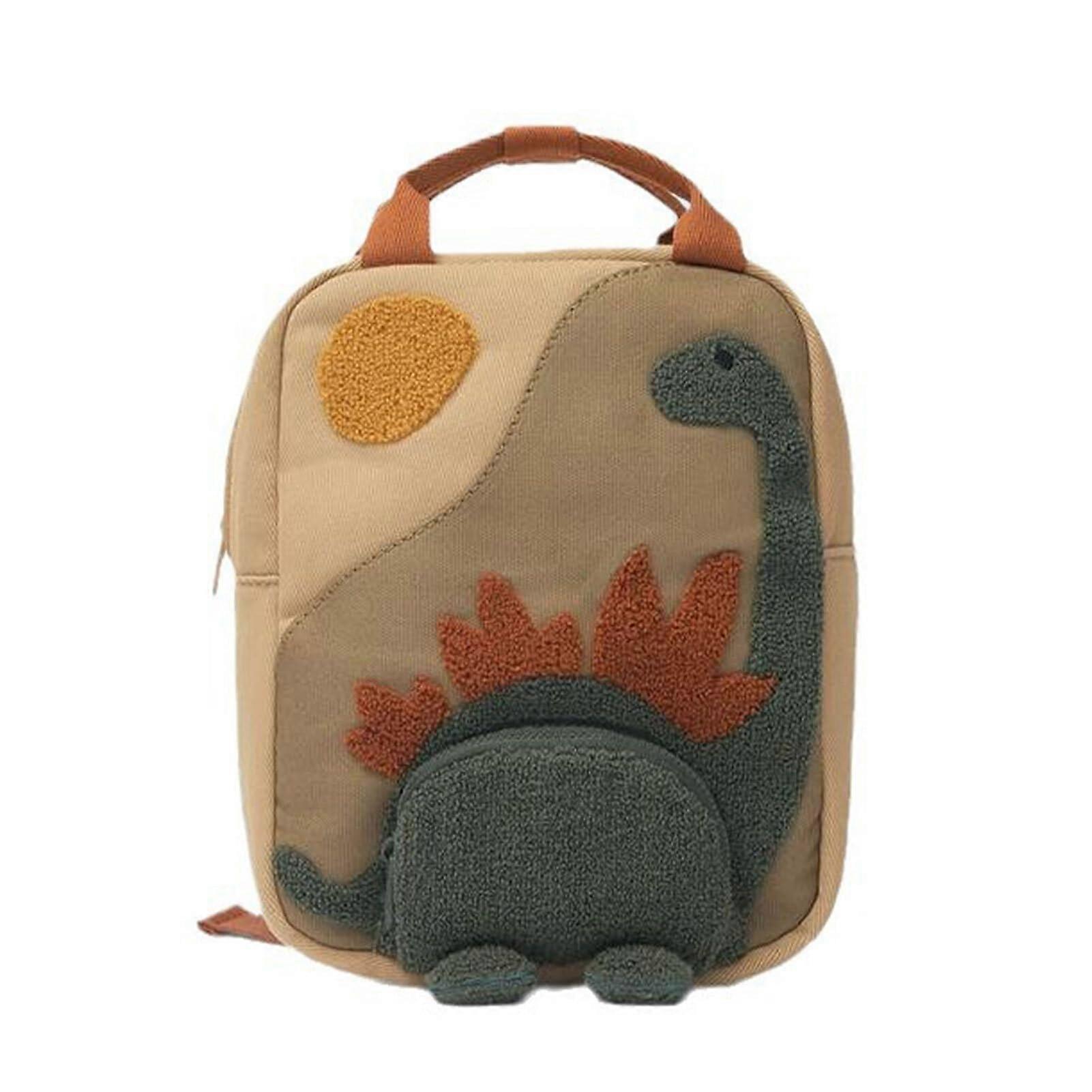 Kids Dinosaur Backpack with Cute Design, Spacious MultiPocket Storage, Adjustable Padded Straps