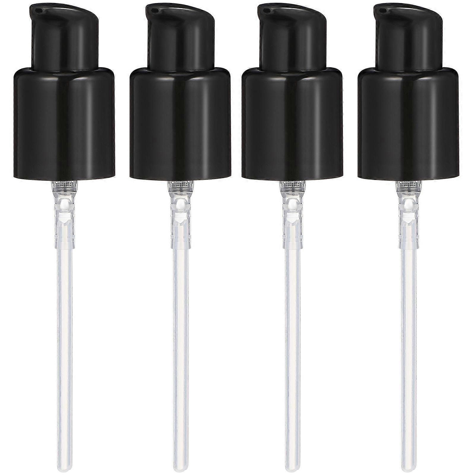 4Pcs Diameter Bottle Pump Lotion Bottle Head Convenient Lotion Pump Black