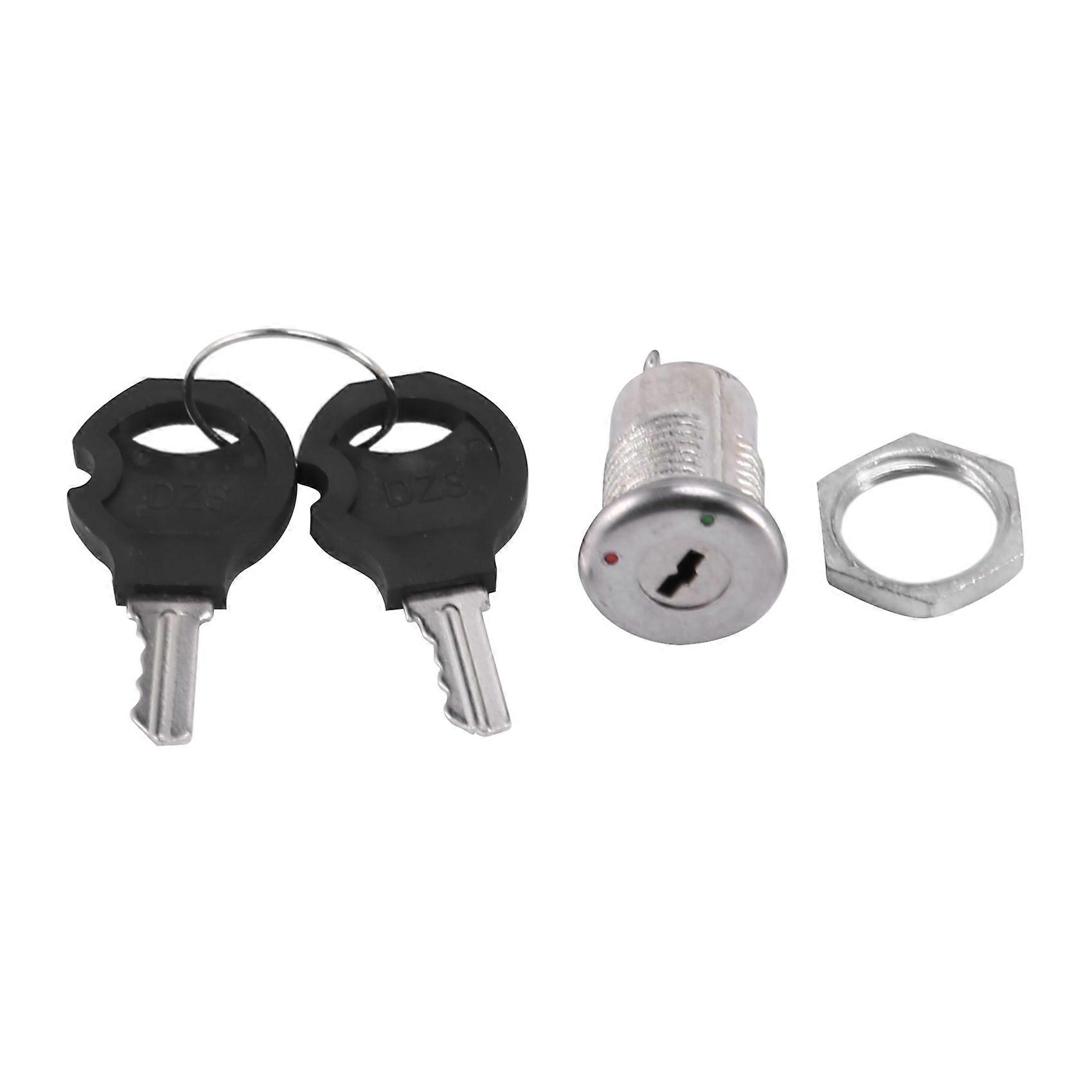 On Off Two Terminals Keyswitch Keylock Switch w