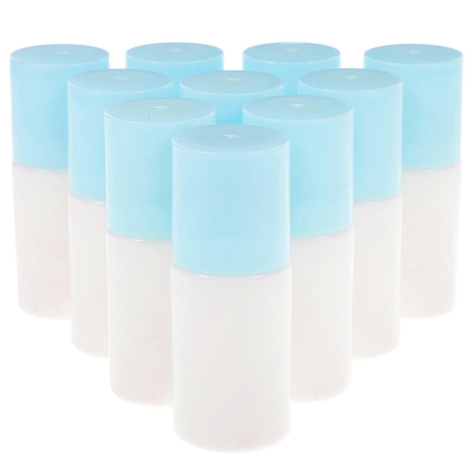 10Pcs Flat Liniment Bottles Sponge Liniment Bottle Sponge Liquid Bottle Refillable Small Bottle