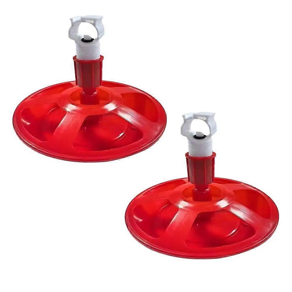 Automatic Chicken Waterer with NoSpill Poultry Drinking Cups, Auto Stop Flow and Durable Thick Plastic