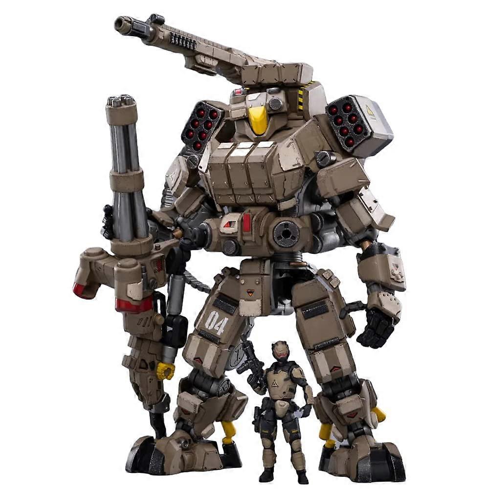 Iron Wrecker 04 Mecha Action Figure 1/25 Scale Poseable Robot Model with Tactical Weapons