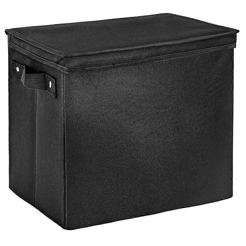 Comic Book Storage Box Comic Book Organizer Box with 3 Partition Large Capacity Document Container with Handle