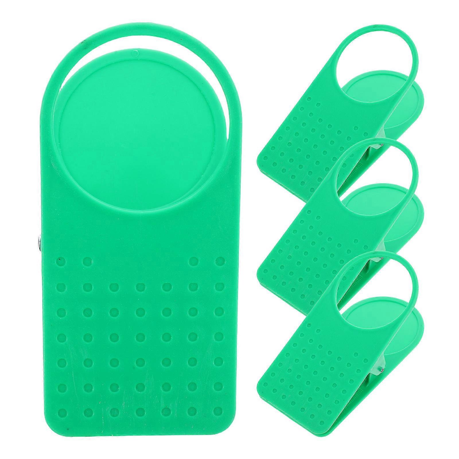 Desk Cup Holder Clip for Holding 4Pcs on Table Side with Assorted Color