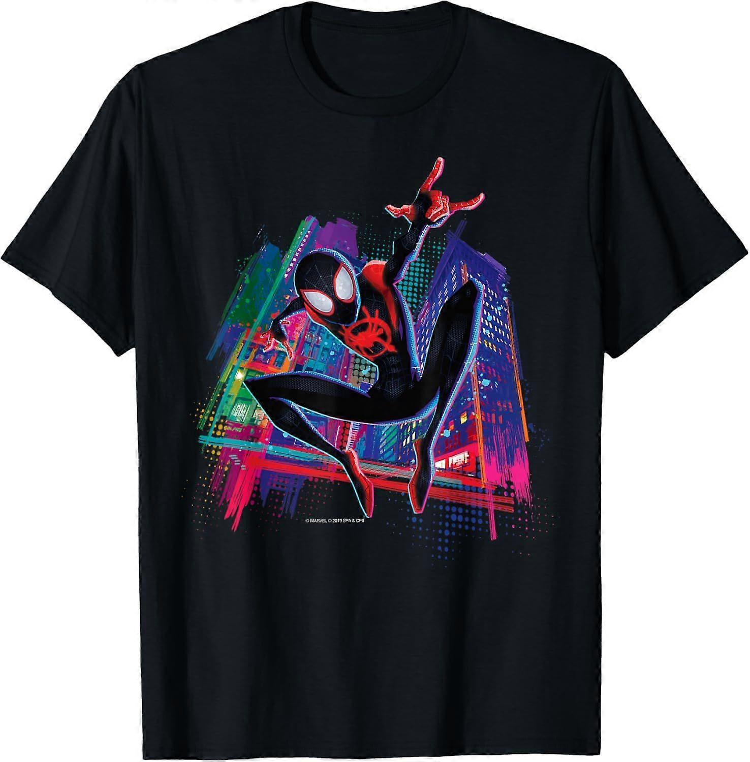Marvel Spider-Man Miles Morales Graffiti City T-Shirt TN 2133