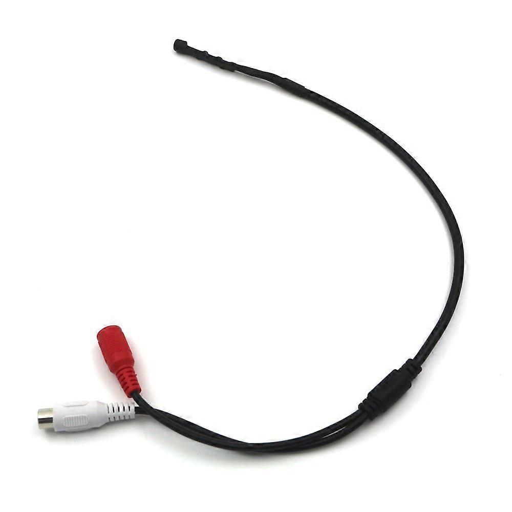 CCTV Microphone  Sensitivity Security Camera Audio with Wide Pickup Range and DC Power for DVR