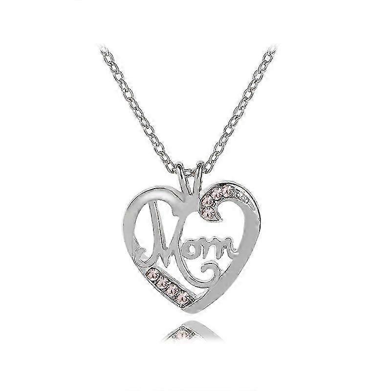 Collier de maman argent et rose