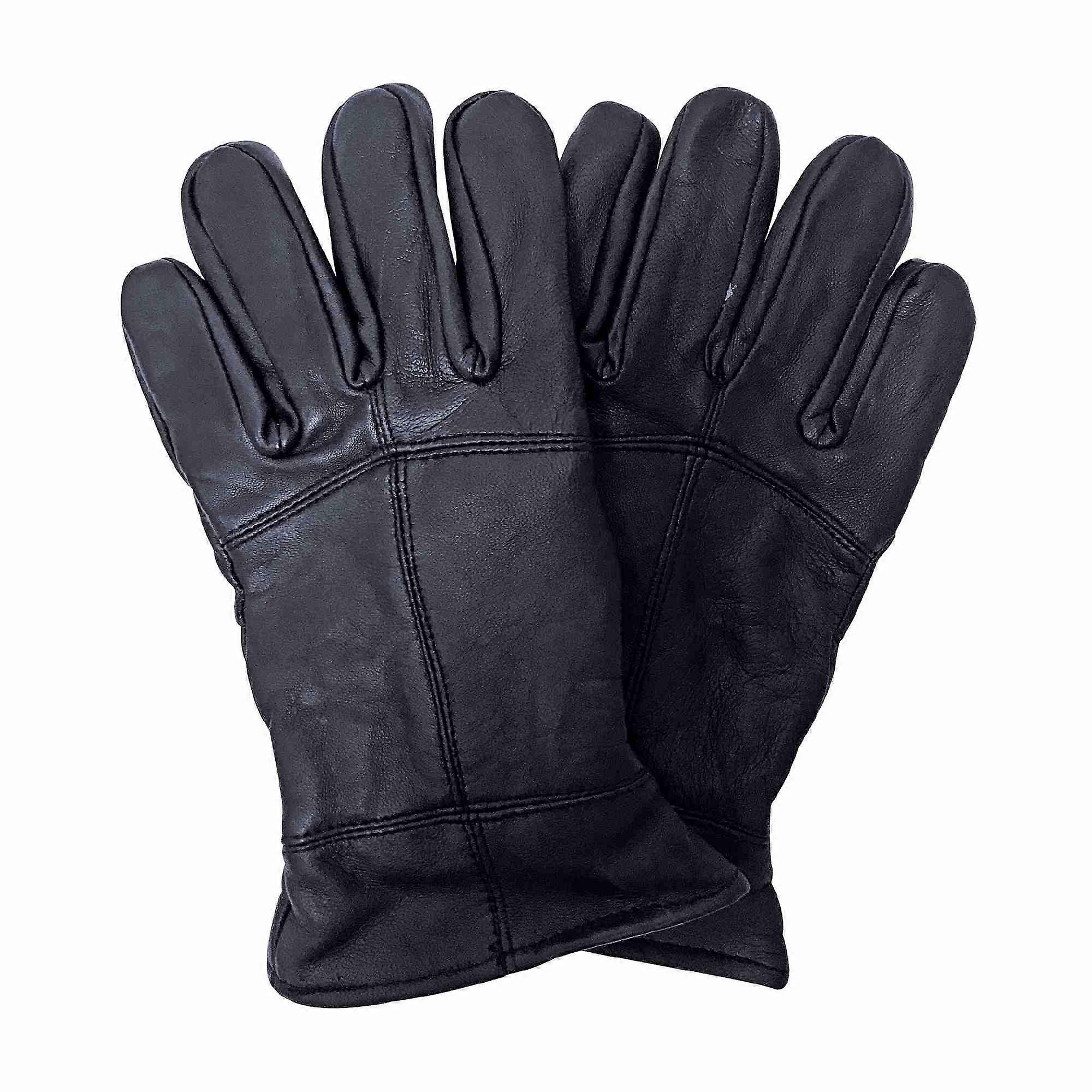 THMO - Mens Windproof Thinsulate Leather Gloves