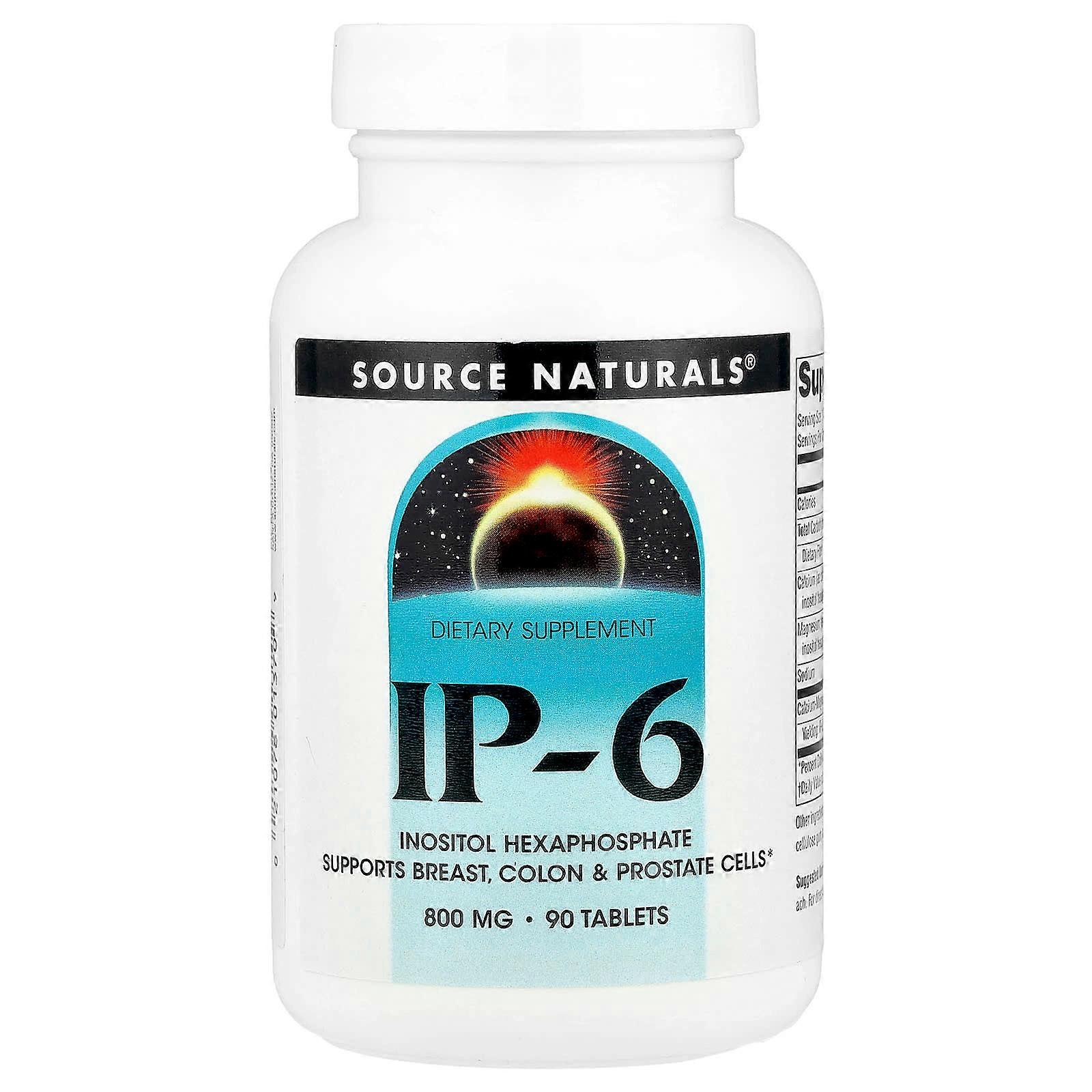 Source Naturals, IP-6, 800 mg, 90 comprimidos