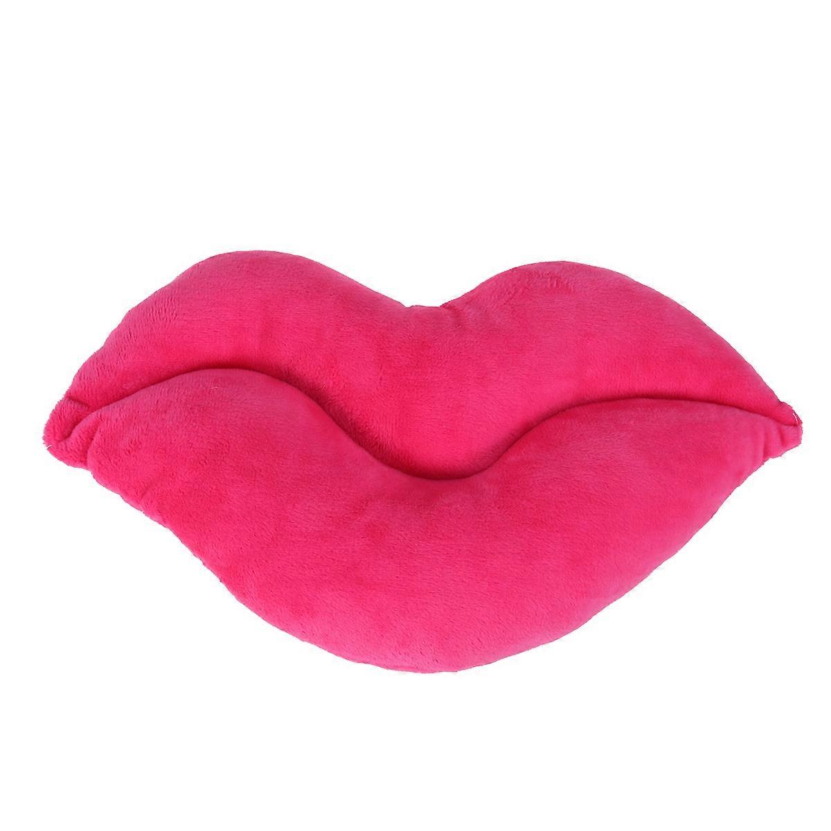 Lips Cushion Throw Pillow for Sofa Decoration 2Pcs Pink Cotton Filled