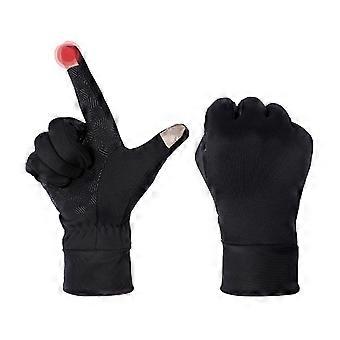 Touchscreen Gloves Winter Gloves for Outdoor Activities 2Pcs Black Cycling