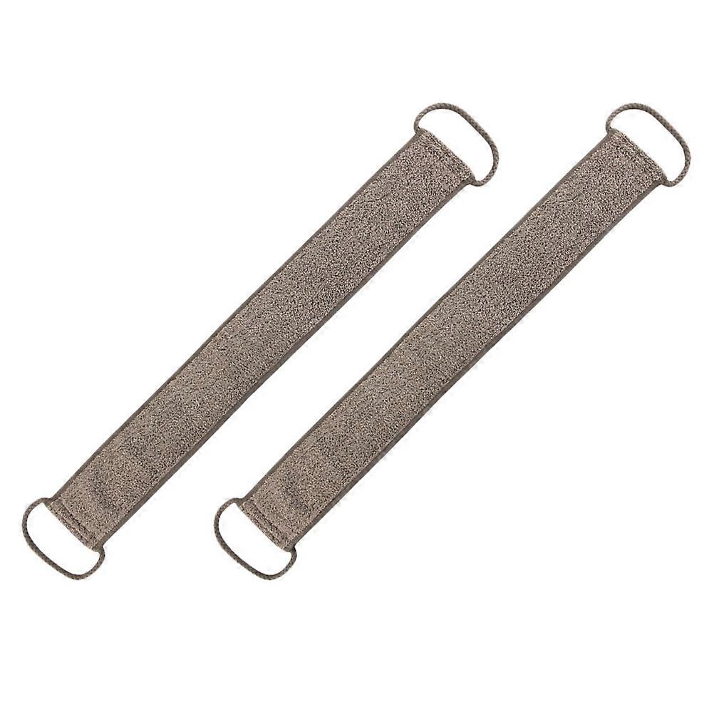 2pcs Exfoliating Back Scrubber Bathing Scrubber Strap Deep Skin Remover