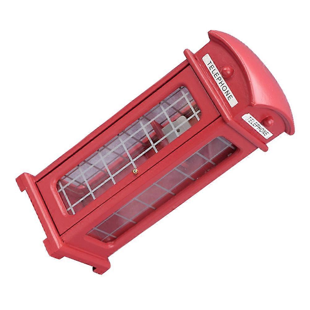 Red Mini Model for Decor Unique Mini House Decor