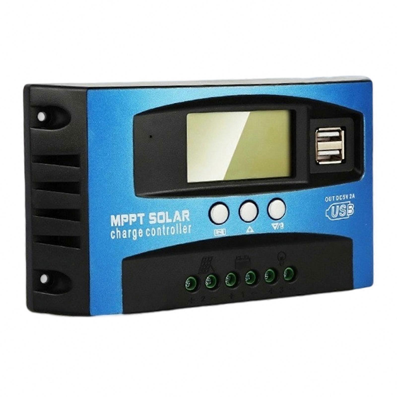 100A Solar Charge Controller for Battery Regulation with Auto Function for Electronic Devices Easy Installation