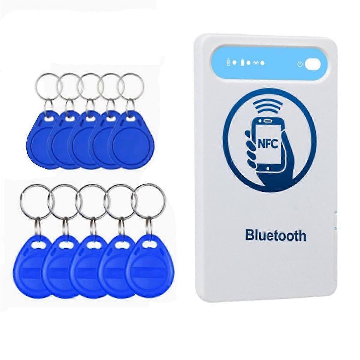NFC PRO Card Reader Writer Bluetooth IC ID RFID Duplicator Elevator Encryption Card Reader Support Android IOS HarmonyOS
