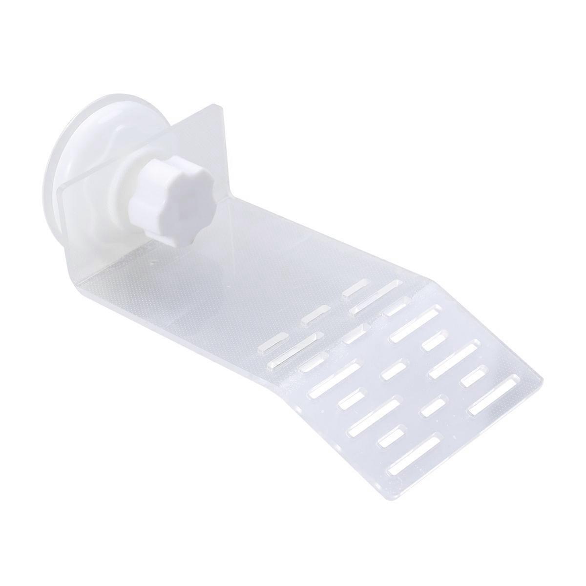 White Turtle Platform Acrylic Dock for Turtle Use 2Pcs with Suction Cups