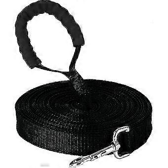 30m Long Dog Training Leash with Padded Handle for Tracking, Hiking and Outdoor Recall Exercises