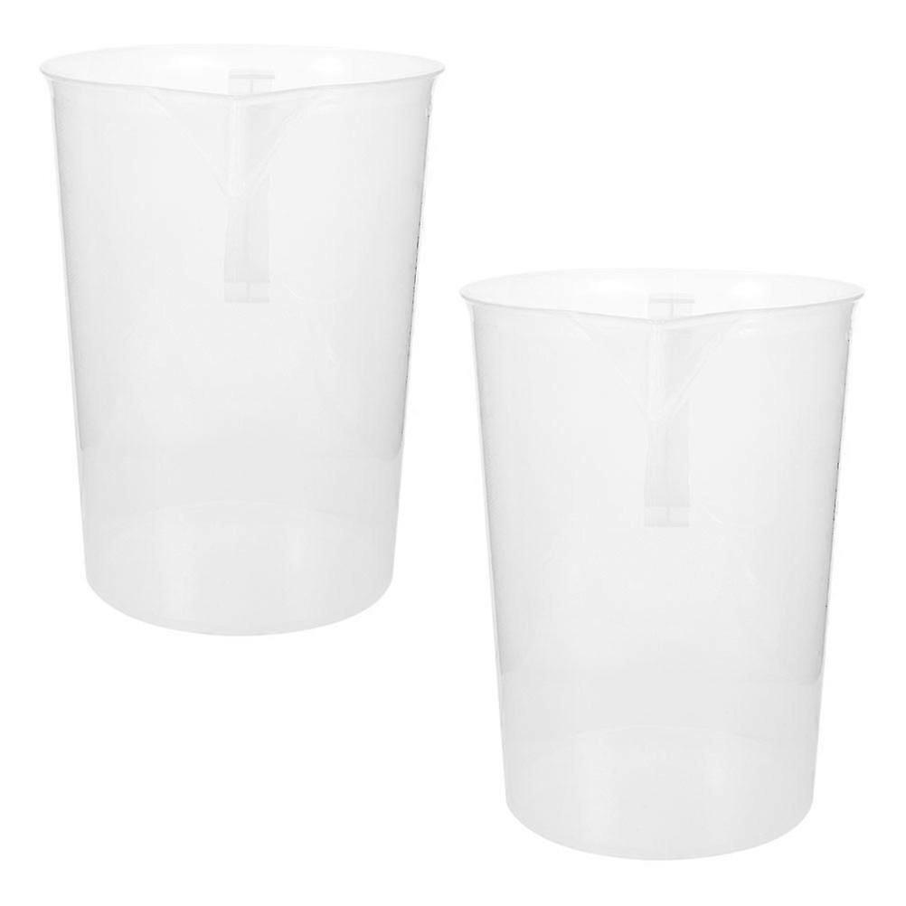 Plastic Measuring Cups with Dual Scale Markings, 2Pcs for Kitchen Use