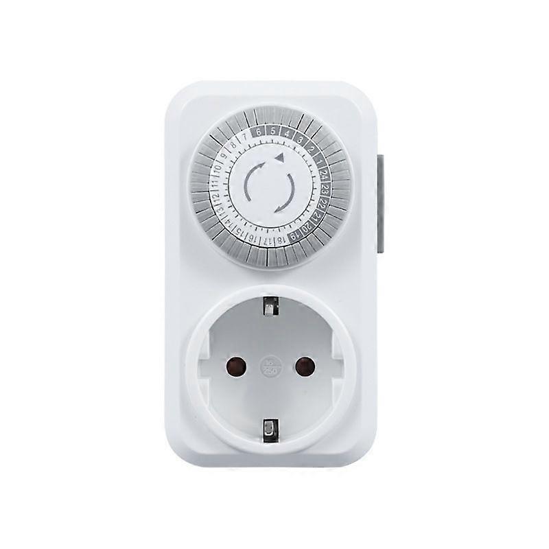 Timer socket, plug-in mechanical timer, energy saving 30 minutes to 24 hours [MI]