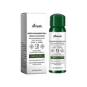 Grüntee Mückenschutzspray - schnell trocknend, beruhigend, frischer Duft, 12-Stunden-Schutz, 100ml