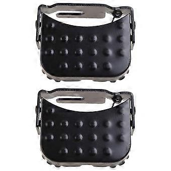 2 stks fiets achterpedalen, stalen opvouwbare fietsharingen, antislip fietsvoetsteunen, voetplaten pedalen voor het opvouwen van mountainbikes