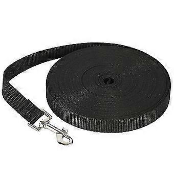 6M*2cm Black 50m Pet Dog Leash,outdoor Tracking Leash For Large Dogs Az225