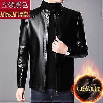 Men Leather Suit Jacket Men Slim Fit Blazer Pu Coat Fashion Leather Jacket Streetwear Casual Blazer Jackets Male Outerwear Mens