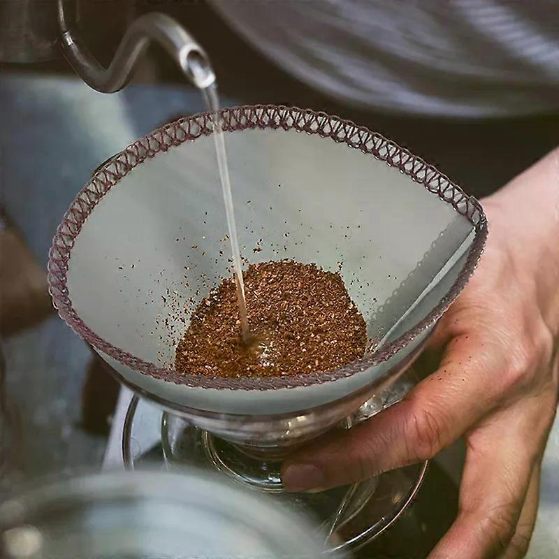 Reusable Percolator Filter Coffee Filter Convenient Durability Net Filter Screen Strainer Dripper Home Kitchen