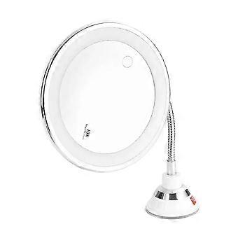 LED Gooseneck Makeup Mirror with Suction Cup