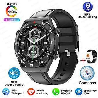 2024 Neue EKG + PPG Smartwatch Erwachsene GPS Sport Track Fitnessuhren Outdoor Kompass Bluetooth Anruf HD Full Touchscreen Smartwatch