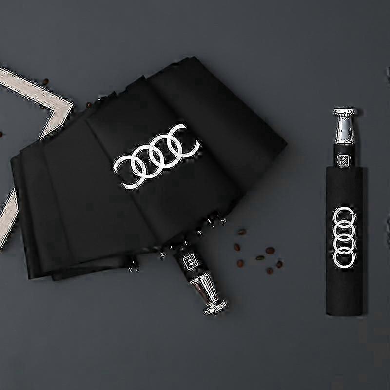 2025 Rain Windproof 10-bone Auto Logo Umbrella8