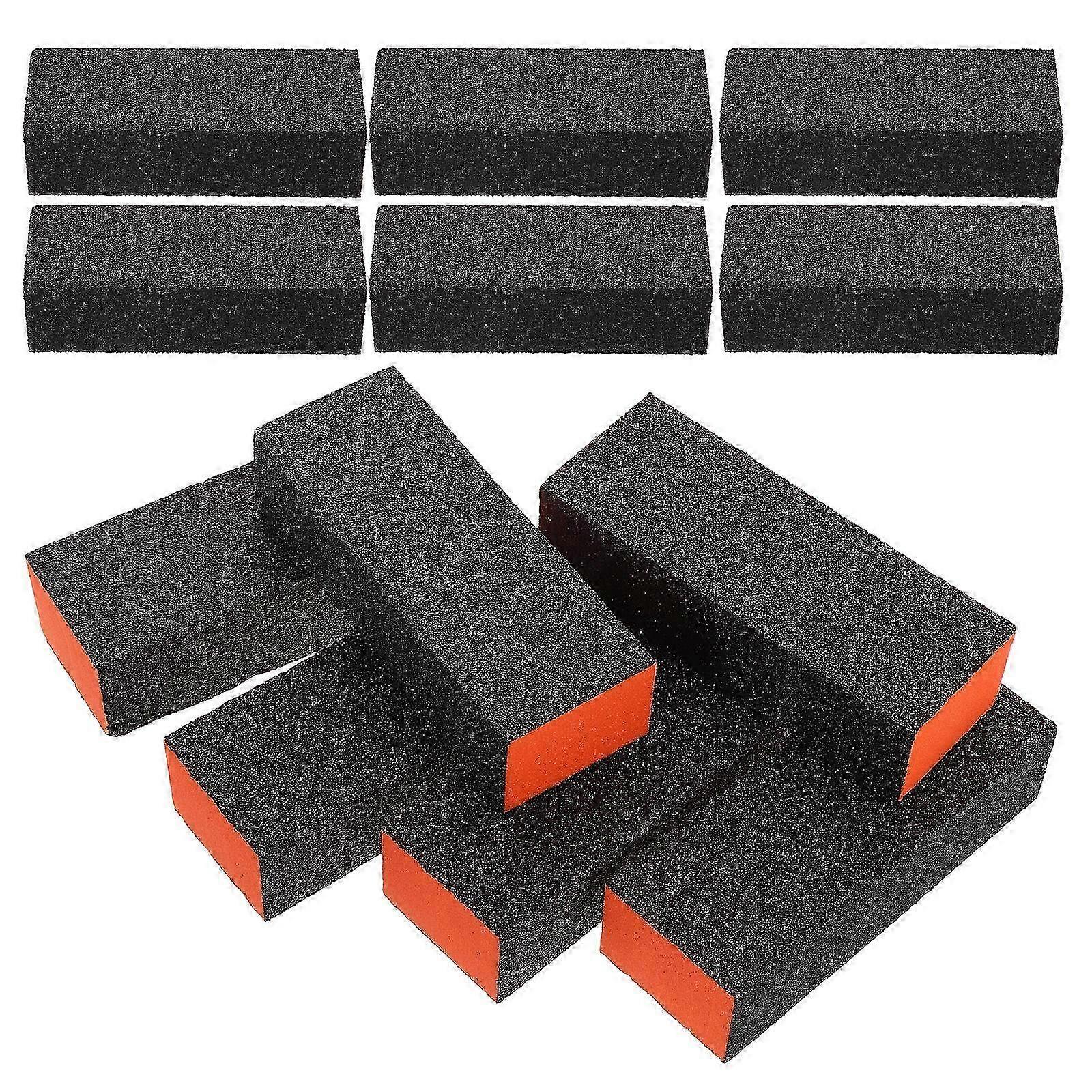 Portable Nail Buffer Block for Manicure Use Multi Color Sponge Material 20Pcs