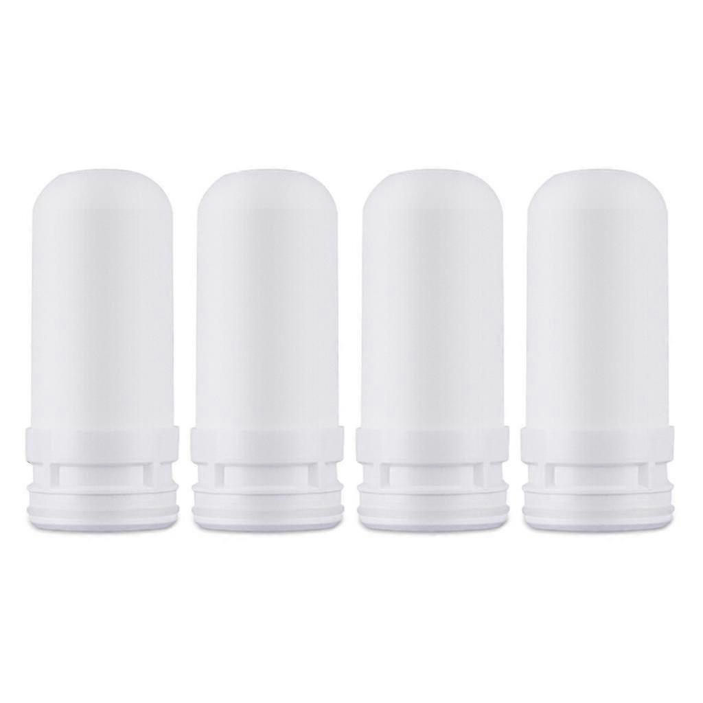 4 Pcs Tap Ceramic Filter Cartridges for Home Kitchen, Dechlorination Replacement Filter Elements