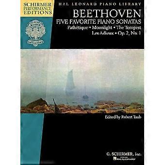 Cinque Sonate preferita - pianoforte - Schirmer prestazioni edizioni