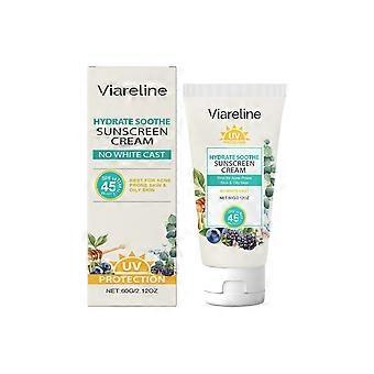 Viareline Oil Control Protective Cream: Feuchtigkeitsspendend, erfrischend, nicht fettend, feuchtigkeitsbindend, feuchtigkeitsisolierend, UV-Schutz