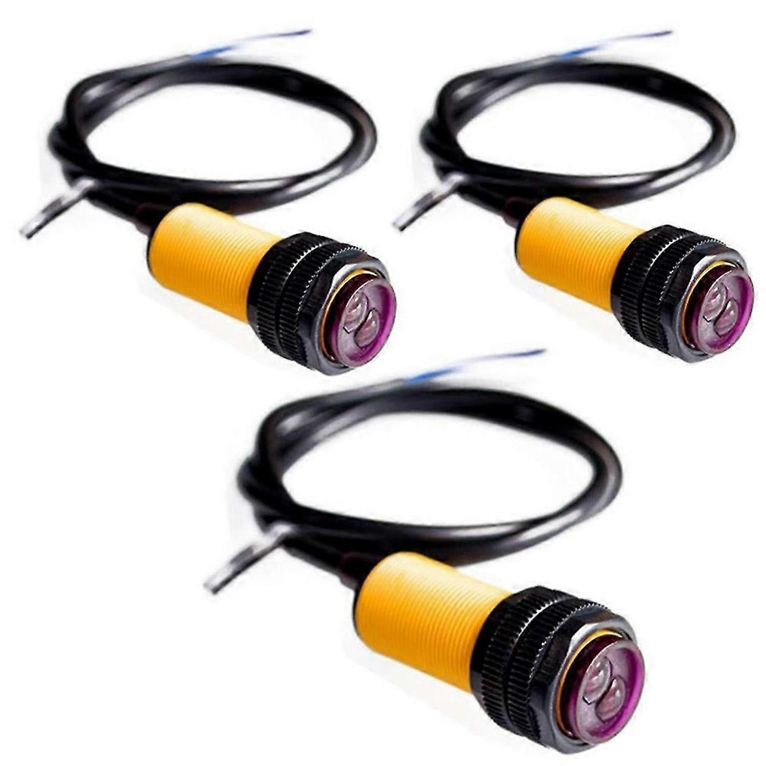 3 Pcs E18-D80NK Infrared Photoelectric Switch Obstacle Avoidance Sensor Module Compatible with for A