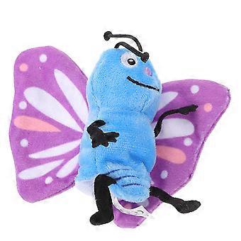 Schmetterling Plüsch Handpuppe weiche Schmetterling Puppe Kuscheltier Handpuppe Spielzeug für Puppenspiel Spiele und Puppentheater Show für Kinder und Kleinkinder E