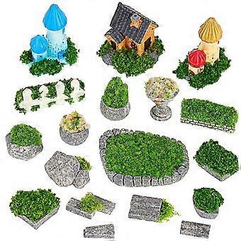1 Set Miniature Garden Decoration Miniature Figurines Mini Garden Supplies Bonsai Terrarium Decorations Dollhouse Ornaments