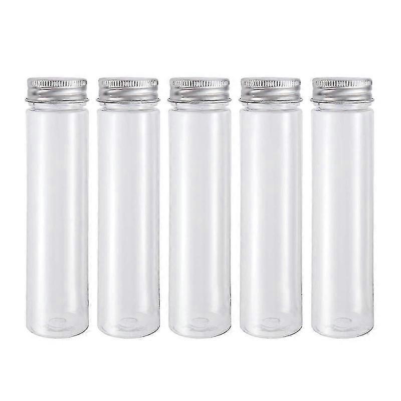 Transparent flat test tube 10/20/30pcs plastic
