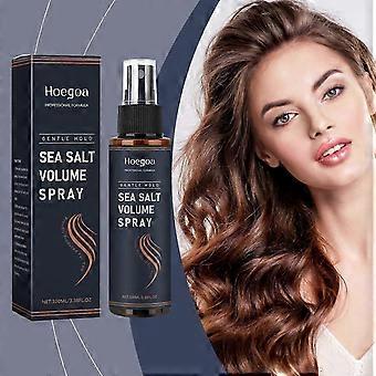 Spray de Sal Marinho para Cabelo, Texturização & Espessamento Spray de Sal para Cabelo, Spray de Volume de Sal Marinho Natural, Adiciona Volume, Textura, Espessura & Luz Instantânea