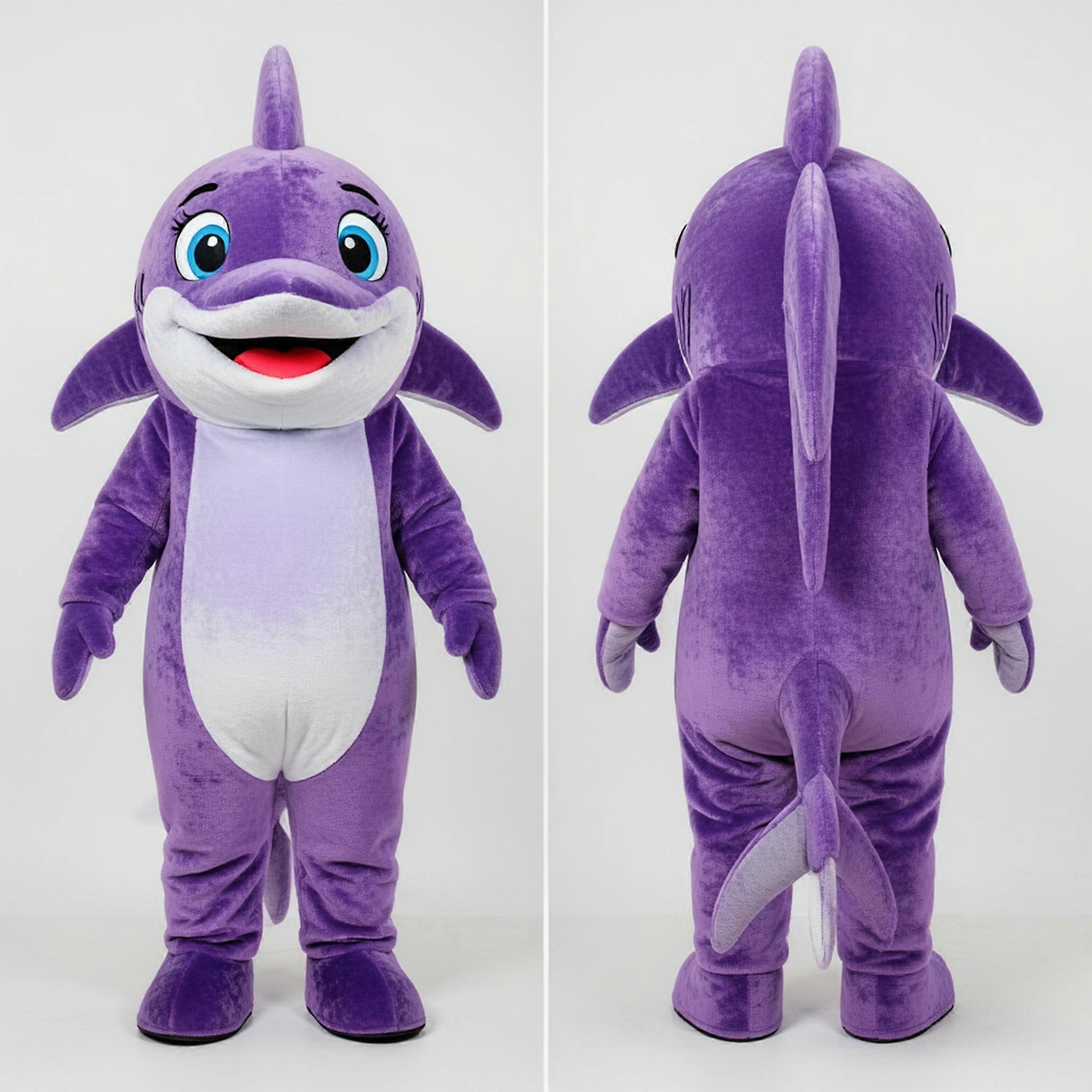 MASTICOT Purple Playful Swordfish Mascot