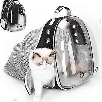 Cat Dog Backpack.cat Dog Carrier Bag For Small Dog Cat Bubble Bag With Clear Front Window And Expandable Back, Ideal For Travel
