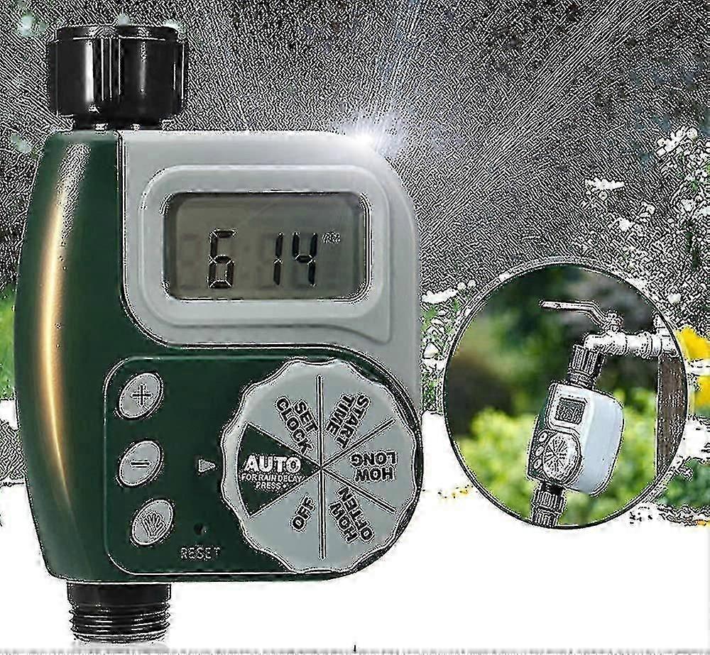 SNQTV-Water Timer, Outdoor Watering Controller Automatic Sprinkler Electronic Hose Timer