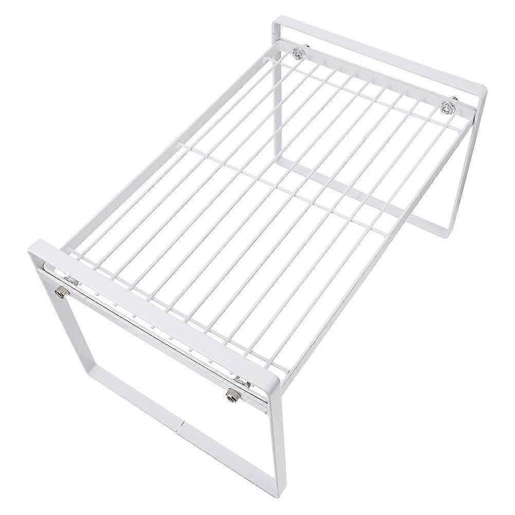 Raised Kitchen Storage Rack Iron Shelf for Organizing