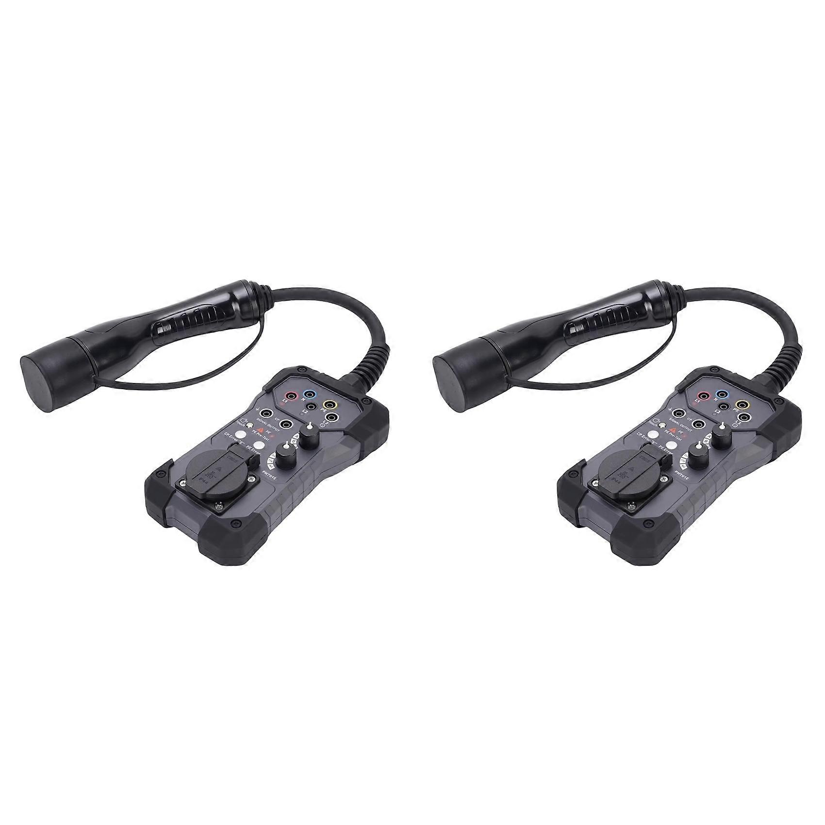 2X 63A EVSE Adapter Voltage Tester for EV Charging Station Testing Compatible with Testers Multimeters Oscilloscopes
