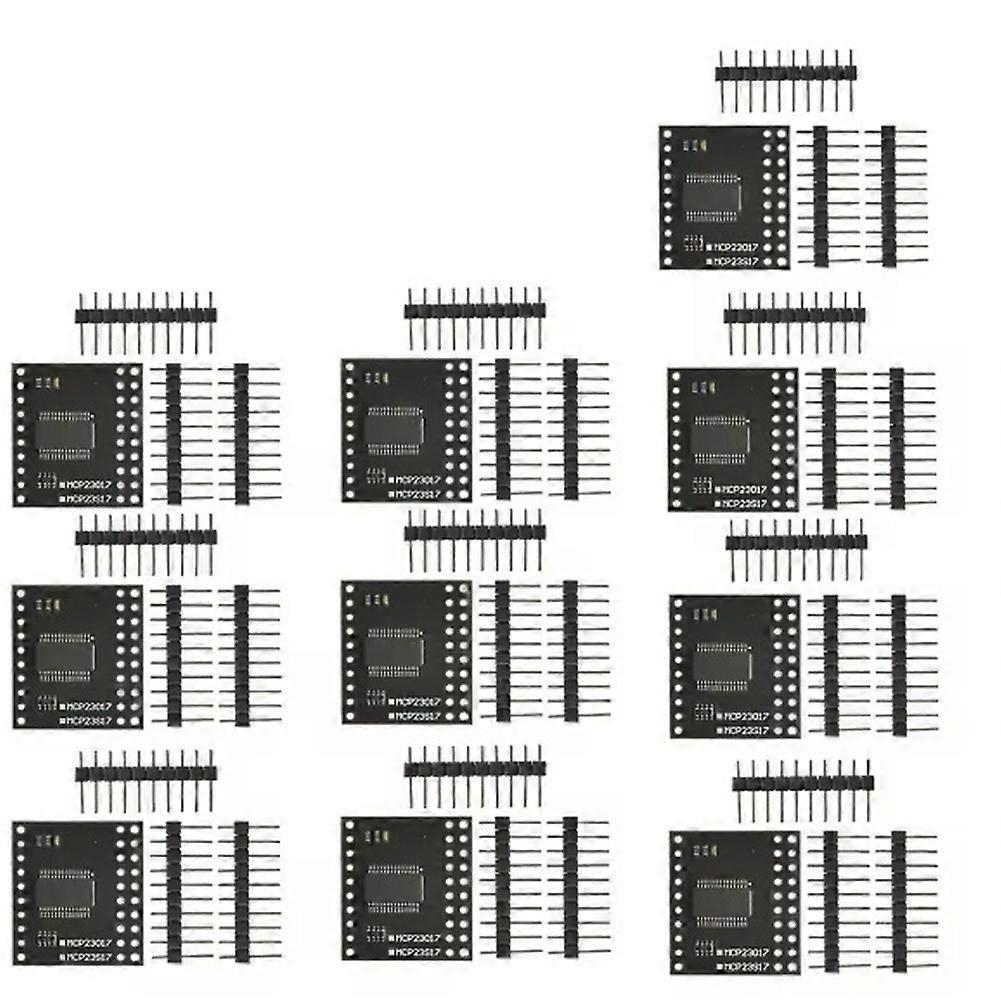 10PCS MCP23017/23S17 Serial Interface Module IIC I2C SPI Bidirectional 16-Bit I/O Expander Pins Serial Interface Module