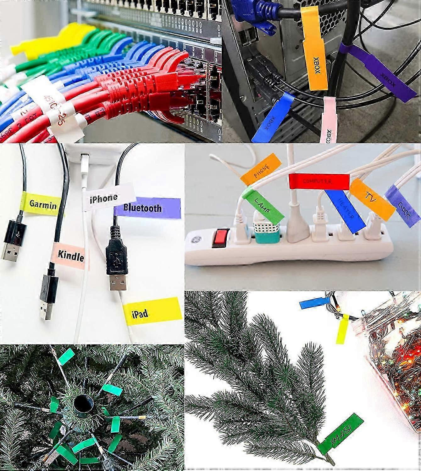 Waterproof Tear-Resistant Cable Labels