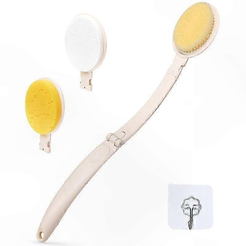Bath Sponge with Long Handle for Easy Cleaning