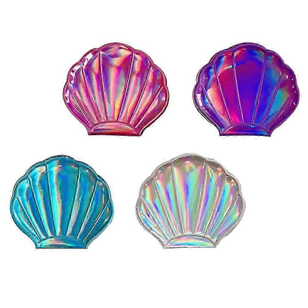 Chemical Foldable Makeup Mirror for Makeup Use 4Pcs Shell Design Set